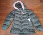 NEW Arizona XXL Plus 20.5 Plus Green Pink Puffer Coat NWT 16