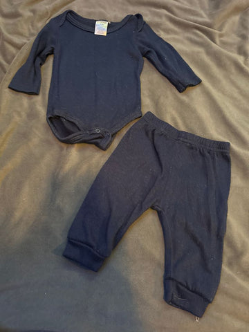 Chick pea Onsite and matching pants 0-3 Months