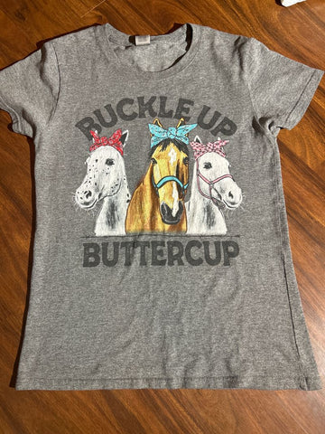 Screen Print T Fitted screen print Tshirt Junior Small 1-3