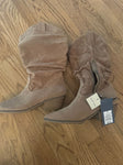Universal Thread Brand New with Tags taupe suede boots 6-1/2 (Adult)