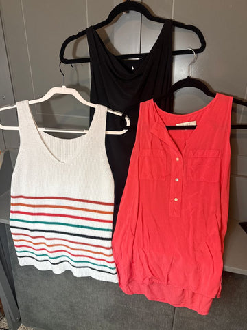 Variety 3pc EUC casual tanks Women's - S
