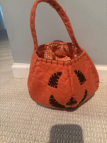 Pottery Barn Kids Pumpkin Halloween bag Holiday