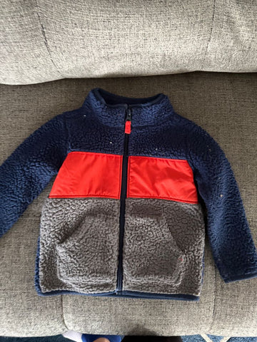 carters sherpa fleece jacket 24 Months
