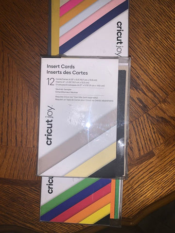 Cricut joy 3 brand new Cricut joy card inserts Arts-Crafts-Hobbies