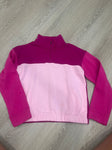 Tel gear fleece Pink color block, light stain on bottom 16