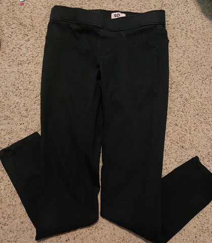 Sonoma Black pull on pants 14