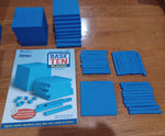 Learning Res Base 10 Book, 1000 cube , 10 ea 100s, 30 ea 10s, 100 ea 1s Educational