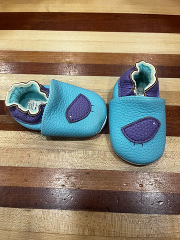JuDanzy blue/purple bird 3 (Infant Shoe)