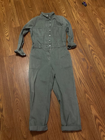 Old navy Size small denim olive color coveralls Women's 6