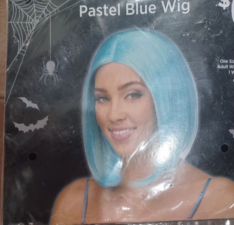 NEW Pastel Blue Short Wig Miscellaneous