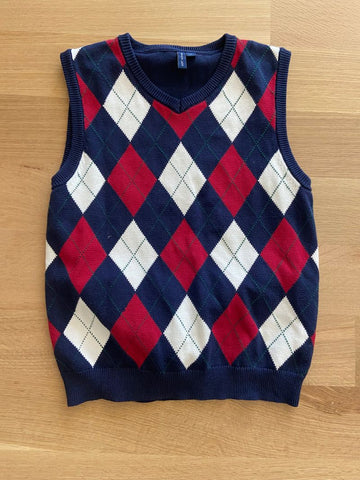 Janie and jack Argyle sweater vest 12