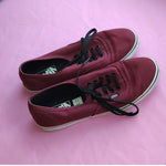 Vans Burgundy Vans size 8.5 in women's EUC 8-1/2 (Adult)