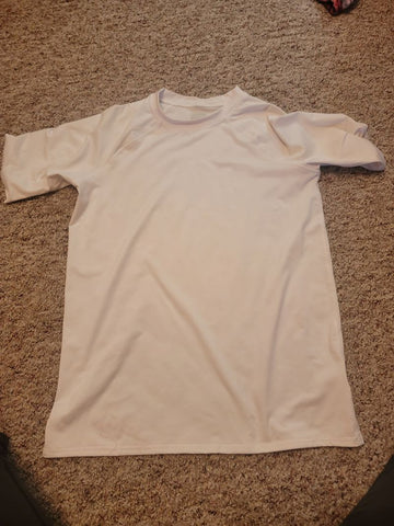 Lands End White short sleeve 16