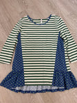 Matilda Jane Green and blue shirt 16