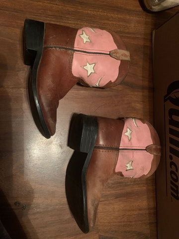 Smokey Mountain Boots Well loved but still a good sturdy boot, need leather conditioner 7 (Lil' Kid)