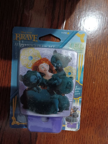 NEW Disney Princess Brave Auto LED Night Light Miscellaneous