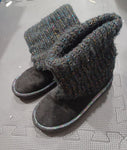 So Black slip on Boots - some balling on sweater matl 1 (Big Kid)