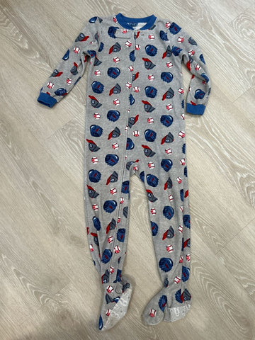 Carters Baseball fleece pjs 5T/5