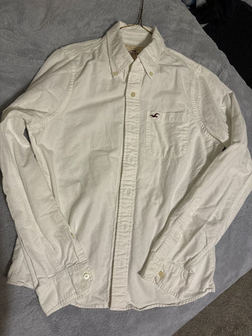Hollister White thick button down Men's - M
