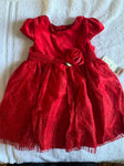 George NWT red sparkly dress 24 Months