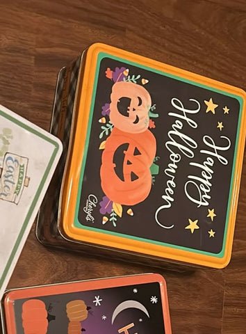 Halloween Tom Medium size Halloween Tin Holiday