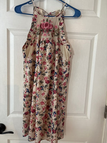 Entro Creme with pink bleach and olive flowers Women's - M