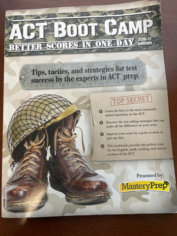 MasteryPrep ACT prep book Educational