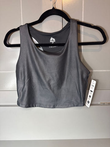 RBX Black shimmer cropped fitness tank- NWT Women's - S