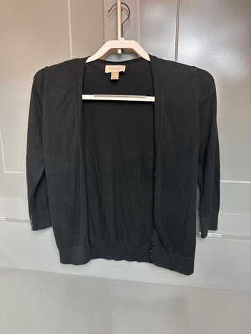 Loft Light weight cardigan - black- little fuzzies stuck from dryer Women's - S