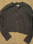 Sonoma Gray sweater crop 12
