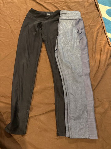 Various Black and gray workout pants 10