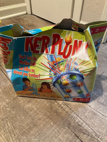 Kerplunk Box is smushed but game not broken Games