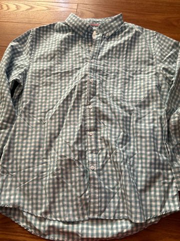 Oxford Light green and white button down Men's - L