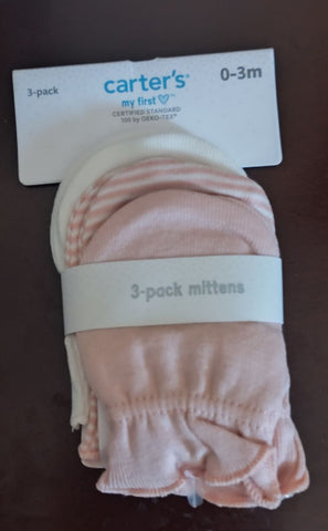 Carter's 3 pack- New Gloves-Mttns