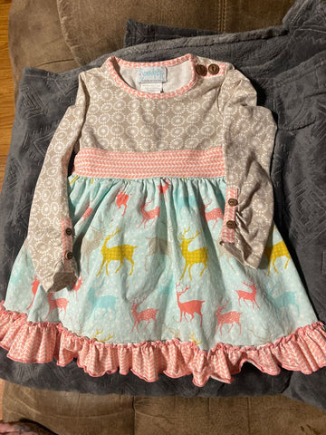 Serendipity Reindeer Dress 2T