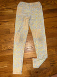 LuluRoe L XL soft stretchy leggings pastel slight piling 12