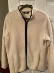 Lands End Cream Sherpa Jacket Women's - L