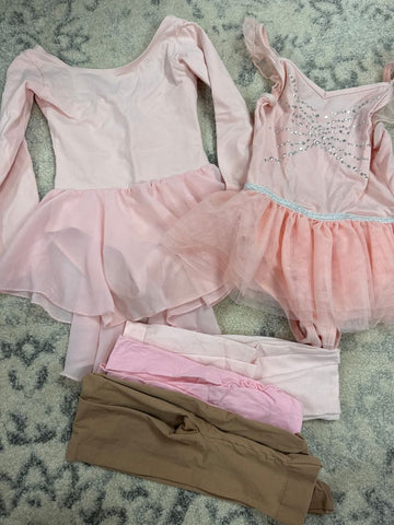 More than magic Lot of 2 leotards and 3 tights Ballet-Dance-Gym