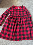 Wonder Nation Buffalo plaid cotton dress 5T/5