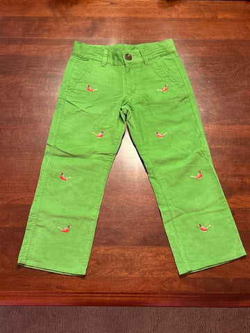 Beaufort Bonnet Company Pheasant Green corduroy pants 5T/5