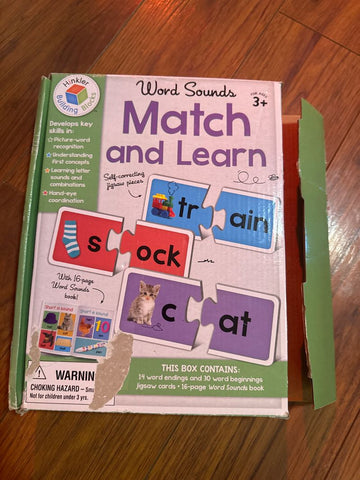 Hinkler Word sounds match and learn Educational
