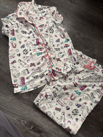Wonder nation Cat and Dino pj set 10