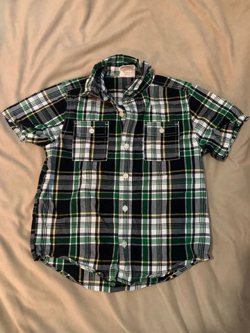 Crazy 8 Button down short sleeved 4T/4