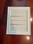 ? White Gold and pink hair bow holder frame Miscellaneous