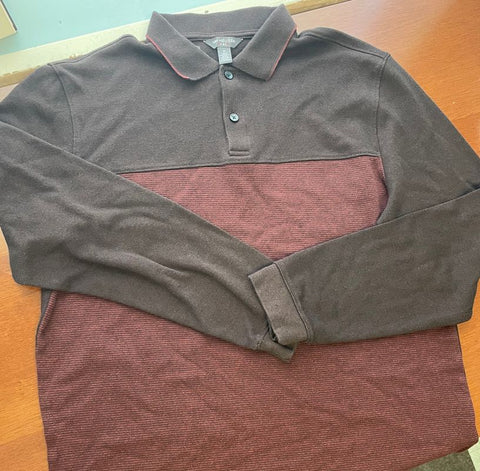 Van Heusen Red and black long sleeve shirt Men's - M