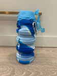 Expandable  water bottle Blu silicone, Never used Kitchen