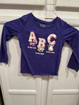 Childrens Place Purple ABC 5T/5