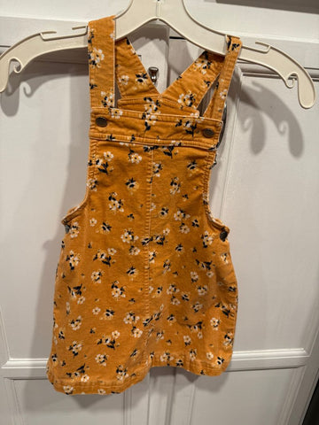 Tahari Courduroy yellow jumper 5T/5