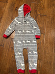 Happy Elves Fleece onesie with hood 2T