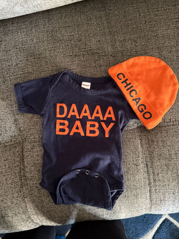 Bears Da Baby shirt and hat 0-3 Months